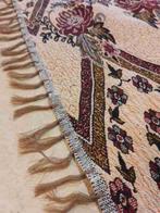 GFL43 Grand foulard plaid soepel kleed bloem paars 210/115, Huis en Inrichting, Ophalen of Verzenden, Zo goed als nieuw