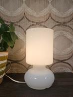 Ikea Lykta glazen witte mushroom lamp, Ophalen of Verzenden, Box 702, 343 81 Älmhult, Sweden, Glas, Zo goed als nieuw