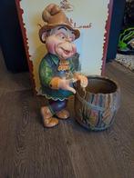 Tuinkabouter Efteling Laaf met bloempot, Ophalen of Verzenden, Gebruikt, Beeldje of Poppetje