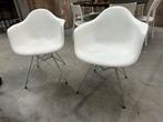 Witte Eames Stijl Stoelen - Set van 2, Huis en Inrichting, Stoelen, Ophalen, Kunststof, Twee, Wit