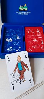 Dubbel kaartspel met thema: Kuifje., Ophalen of Verzenden, Zo goed als nieuw