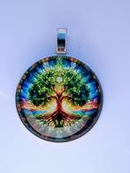 hanger life tree "glas in lood", Ophalen of Verzenden, Zilver, Overige materialen