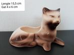 Vintage / retro bloempot kat / poes. Aardewerk., Tuin en Terras, Bloempotten, Binnen, Ophalen of Verzenden, Overige vormen, Aardewerk