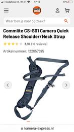 Camera Quick shoulderStrap, schouderband camera, Verzenden, Fototoestel