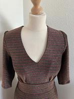 King Louie maat L maxi shiloh glitter jurk 2781, Paars, Maat 42/44 (L), Ophalen of Verzenden, Zo goed als nieuw