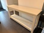 Stevige witte sidetable - perfect voor in de hal!, Huis en Inrichting, Ophalen, 25 tot 50 cm, Rechthoekig, 150 tot 200 cm