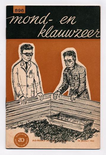 Mond- en klauwzeer - veeziekte koe varken dierentuinen 1962 beschikbaar voor biedingen