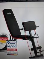 DH Fitlife Gymbank + Halters (dumbbells) (15KG totaal), Ophalen, Zo goed als nieuw
