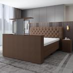 Boxspring met tv-lift div afmetingen en kleuren nl fabrikaat, Ophalen of Verzenden, 180 cm, 200 cm, Nieuw