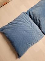 blauwe kussens INCL. binnenkussen! 40x40, Huis en Inrichting, Woonaccessoires | Kussens, Ophalen of Verzenden, Zo goed als nieuw
