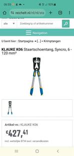perstang klauke k 06, Doe-het-zelf en Verbouw, Gereedschap | Handgereedschap, Ophalen of Verzenden, Nieuw