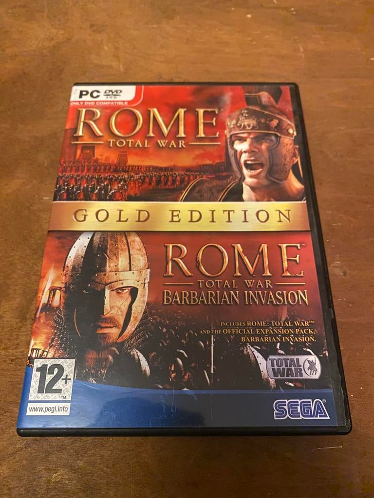 PC Game: Rome - Total War Gold - Barbarian Invasion (Sega), Spelcomputers en Games, 1 speler, Ophalen of Verzenden, Zo goed als nieuw