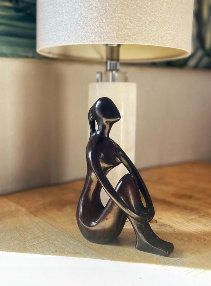Beeldje van een vrouw, Verzamelen, Beelden en Beeldjes, Zo goed als nieuw, Mens, Ophalen of Verzenden