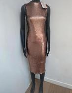Josh V Pailletten Jurk Blush/Brons - Nieuw! Mt XS, Overige kleuren, Nieuw, Ophalen of Verzenden, Knielengte