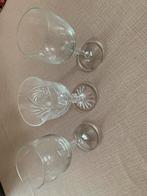 Antieke Wijnglazen - Set van 3, Ophalen of Verzenden