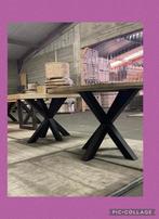 TAFELPOTEN in metaal en eiken!, Minder dan 50 cm, 50 tot 100 cm, Rond, Nieuw