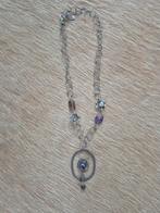 Jeh Collier, Sieraden, Tassen en Uiterlijk, Ophalen of Verzenden, Zo goed als nieuw, Met edelsteen, Zilver