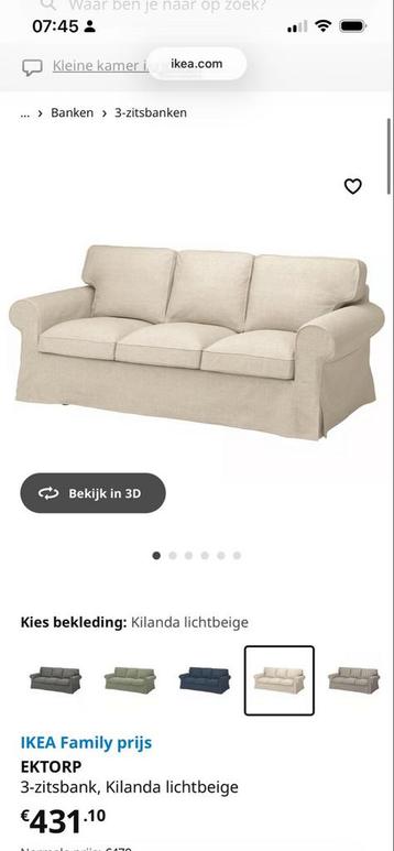 IKEA Ektorp 3-zitsbank - afbeelding 3