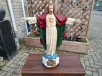 schitterende mooi antiek groot beeld van jezus christus, Antiek en Kunst, Ophalen of Verzenden