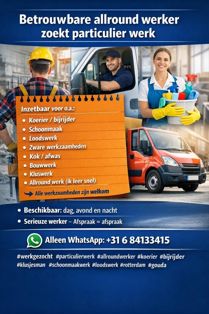 WERK GEZOCHT, Vacatures, Vacatures | Chauffeurs