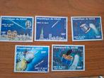Niger 1985 ruimtevaart Halley, Postzegels en Munten, Ophalen of Verzenden, Gestempeld, Overige thema's