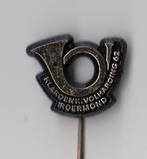 Roermond Klaroenkorps Volharding speldje, Verzamelen, Speldjes, Pins en Buttons, Gebruikt, Niet vindbaar, Niet vindbaar, Speldje of Pin