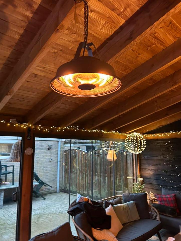 Terras verwarming, Tuin en Terras, Tuinsets en Loungesets, Zo goed als nieuw, Ophalen