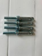 4x keilbouten M10 12 cm, Ophalen of Verzenden, Nieuw, 50 tot 100 mm, Bouten of Moeren