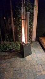 Cortenstaal Terrasverwarmer Rookvrij - Pelletkachel, Tuin en Terras, Tuinhaarden, Ophalen of Verzenden