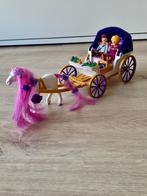 Koets met prins en prinses en paard, Ophalen of Verzenden, Gebruikt