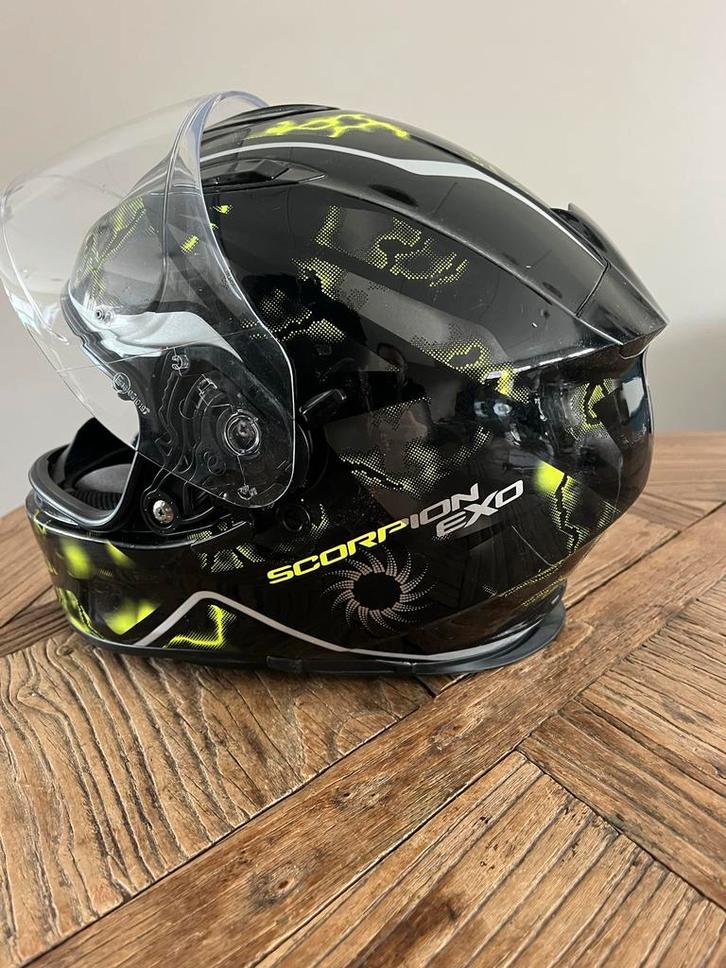 Scorpion EXO Systeemhelm - Maat M, Motoren, Kleding | Motorhelmen, Heren, Systeemhelm, M, Overige merken, Tweedehands, Ophalen of Verzenden
