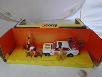 1981 Corgi Toys Giftset 13 PEUGEOT 505 TOUR DE FRANCE SET. beschikbaar voor biedingen
