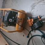 Bostitch spijkerpistool met compressor, Doe-het-zelf en Verbouw, Ophalen of Verzenden, Zo goed als nieuw