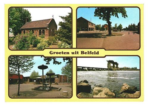 942045	Belfeld	Limburg	Gelopen met postzegel, Verzamelen, Ansichtkaarten | Nederland, Gelopen, Limburg, Ophalen of Verzenden