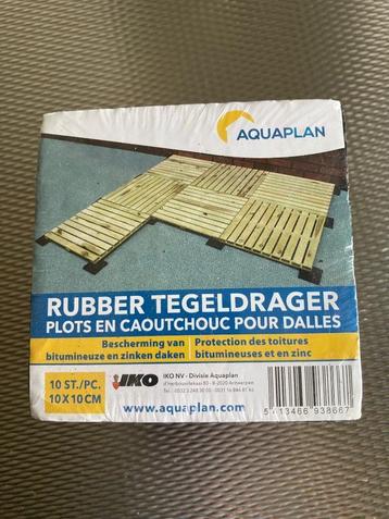 50 stuks rubberen tegeldragers zwart, NIEUW in verpakking  beschikbaar voor biedingen