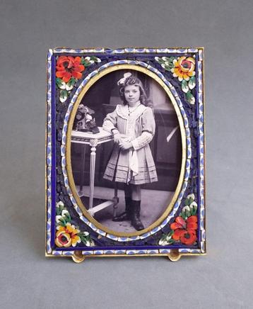 Om 1900 - 1925 Micro Mozaiek Fotolijst Lijst Lijstje Italie beschikbaar voor biedingen