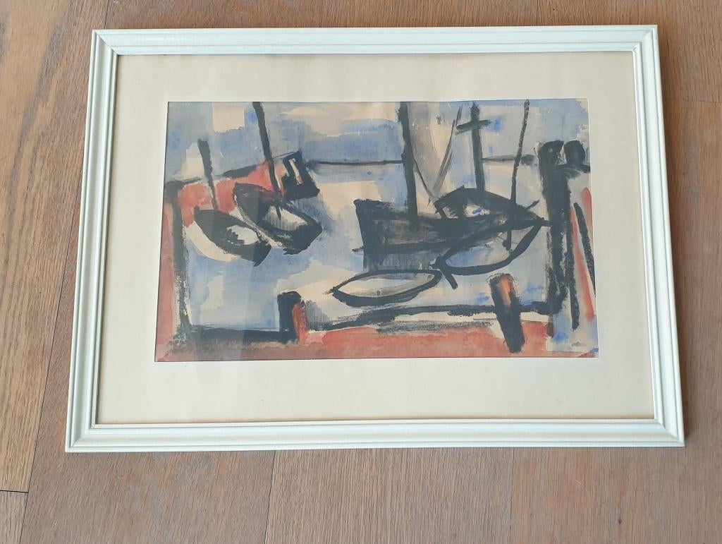 E. de Kat, Veere, Antiek en Kunst, Kunst | Schilderijen | Abstract, Ophalen