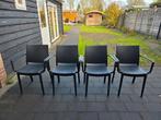 Tuinstoelen., Ophalen, 4 zitplaatsen, Kunststof, Gebruikt