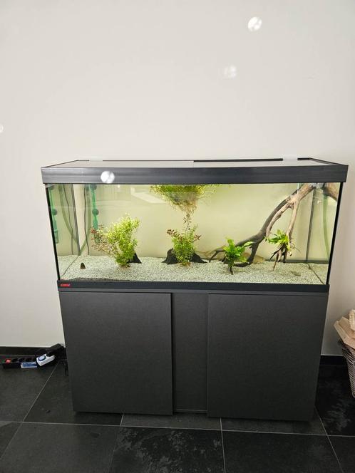 Aquarium 240ltr Eheim vivaline led set met filter, Dieren en Toebehoren, Vissen | Aquaria en Toebehoren, Zo goed als nieuw, Leeg aquarium