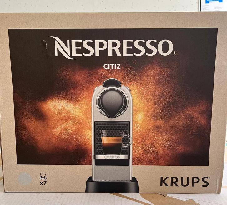 Titel: Nieuwe Nespresso Citiz koffiemachine van Krups, Witgoed en Apparatuur, Koffiezetapparaten, Nieuw, Koffiepads en cups, Koffiemachine