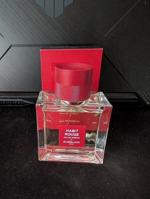 Guerlain Habit Rouge EDP 50ML, Sieraden, Tassen en Uiterlijk, Uiterlijk | Parfum, Zo goed als nieuw, Ophalen of Verzenden