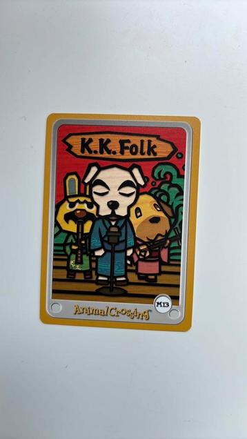 M13 K.K. Folk - Animal Crossing e-Reader kaart - mint beschikbaar voor biedingen