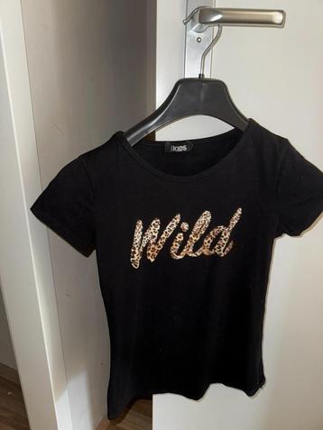 Tshirt shirt wild 152 zwart panterprint beschikbaar voor biedingen