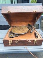 Oude 78 toeren platenspeler in een koffer., Ophalen, Gebruikt, Overige merken
