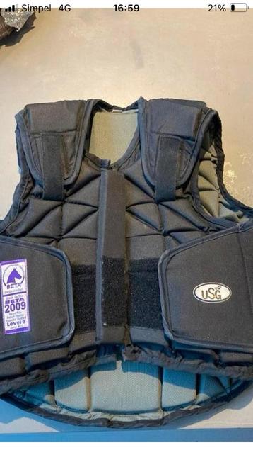 Bodyprotector USG Flexi Kids Zwart (Small) beschikbaar voor biedingen