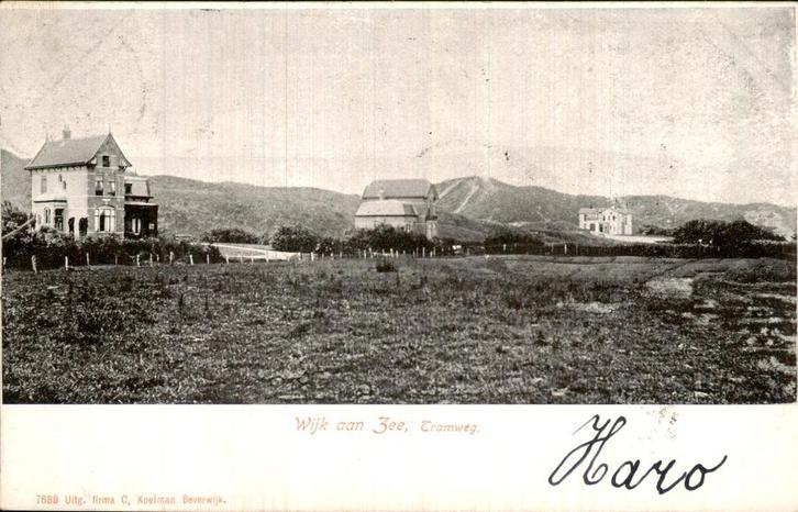 Wijk aan Zee, Verzamelen, Ansichtkaarten | Nederland, Gelopen, Noord-Holland, Voor 1920, Ophalen of Verzenden