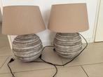 Tafellampen, Huis en Inrichting, Lampen | Tafellampen, Ophalen, Zo goed als nieuw, Stof, 50 tot 75 cm