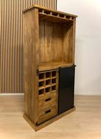 Niuwe wijnkast / servieskast buffetkast mango industrieel, Huis en Inrichting, Kasten | Overige, Ophalen, Nieuw