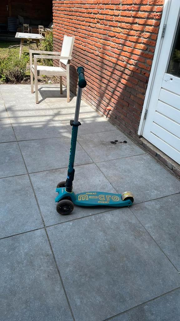 Maxi Micro Step Deluxe LED – Petrol Green – Licht gebruikt, Fietsen en Brommers, Steps, Gebruikt, Gewone step, Ophalen