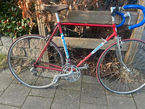Vintage Shimano Racefiets, Fietsen en Brommers, Fietsen | Racefietsen, Gebruikt, Overige merken, Staal, 53 tot 57 cm, Ophalen